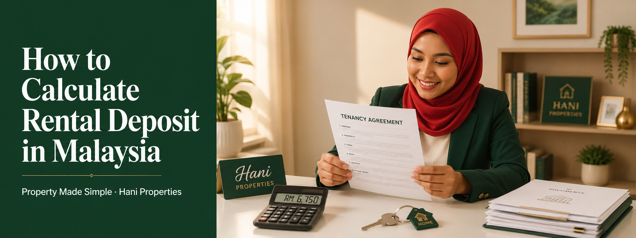 How to calculate rental deposit in Malaysia
